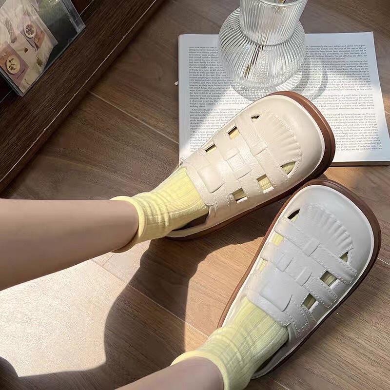 ｛包BQ} ♐️少女氣質復古洞洞 休閒鞋♐️✨限時優惠‼️［現貨］-細節圖3