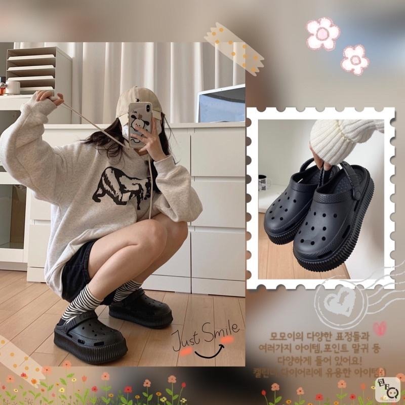 ｛包BQ}🔥強力推薦🔥👉🏻厚底增高洞洞鞋百搭防滑涼拖鞋👈🏻[現貨+預購］-細節圖6