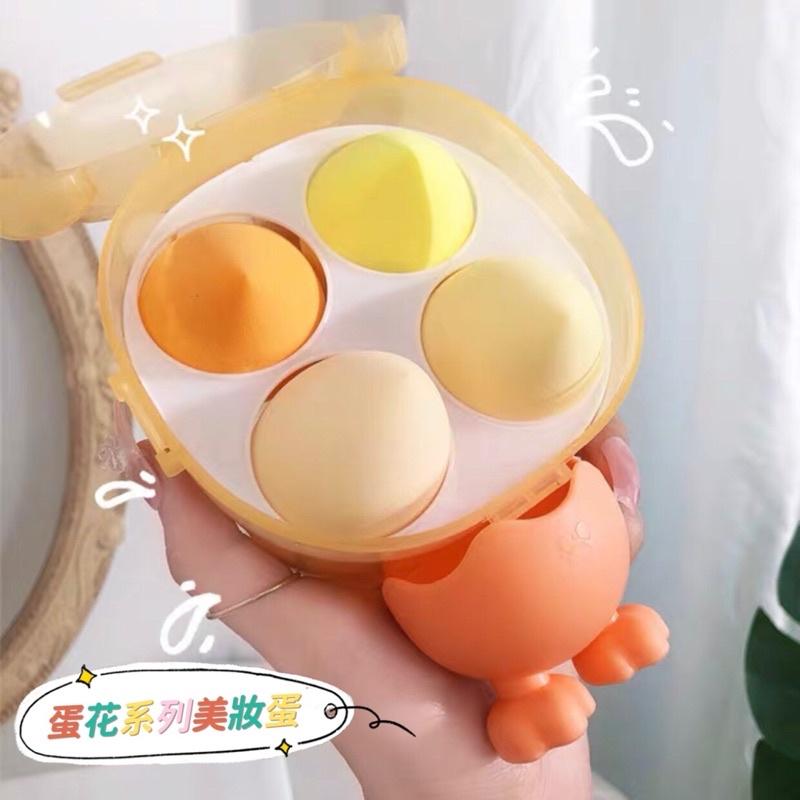 ｛包BQ｝ 🐻小熊軟萌美妝蛋/一般軟萌美妝蛋🥚🥚一盒4入（現貨不用等）-細節圖9