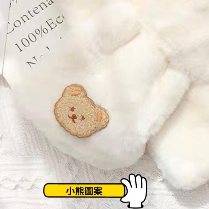 ［限時特賣］❄️冬季限定款❄️🧸韓版小熊仿兔毛絨圍巾系列🧸-細節圖2