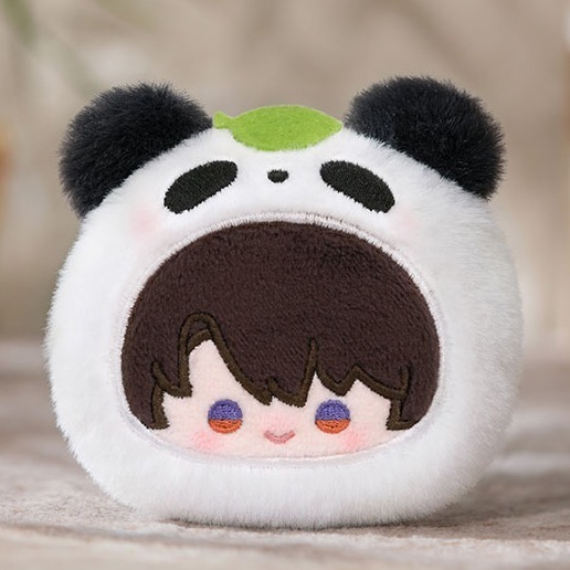 【戀與深空】竹林淺語系列 毛絨胸針-規格圖1