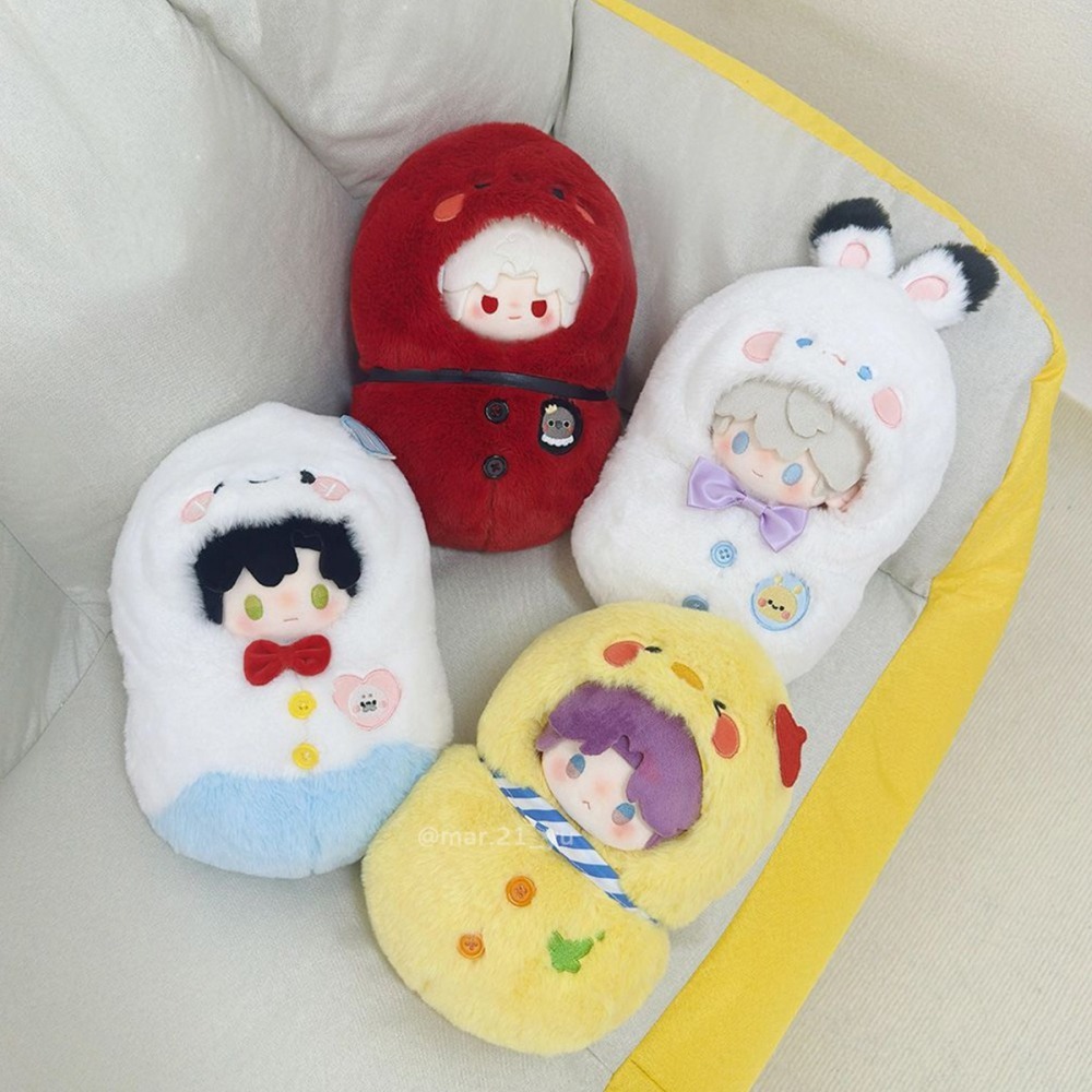 【戀與深空】 10cm同人娃衣  睡袋造型 (無娃娃) 沈星回 黎深 祁煜 秦徹 夏以晝-細節圖2