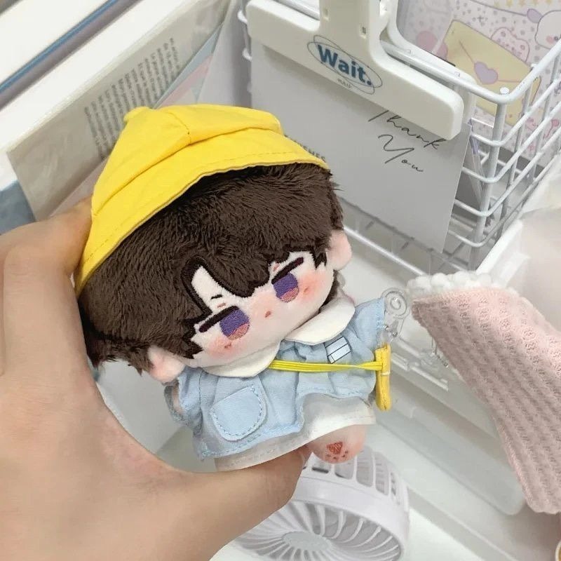 【戀與深空】 10cm棉花娃娃  圍兜兜造型 (無娃衣) 沈星回 黎深 祁煜 秦徹 夏以晝 預購-規格圖6