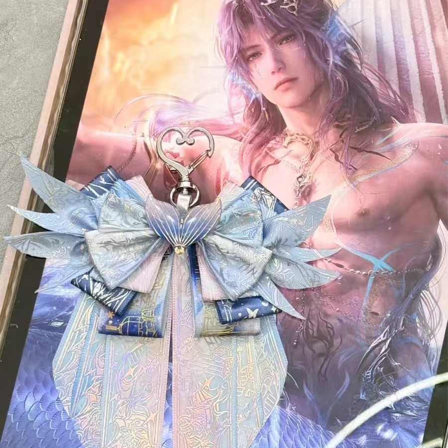 【戀與深空】同人印象 蝴蝶結吊飾 手工飾品-細節圖6