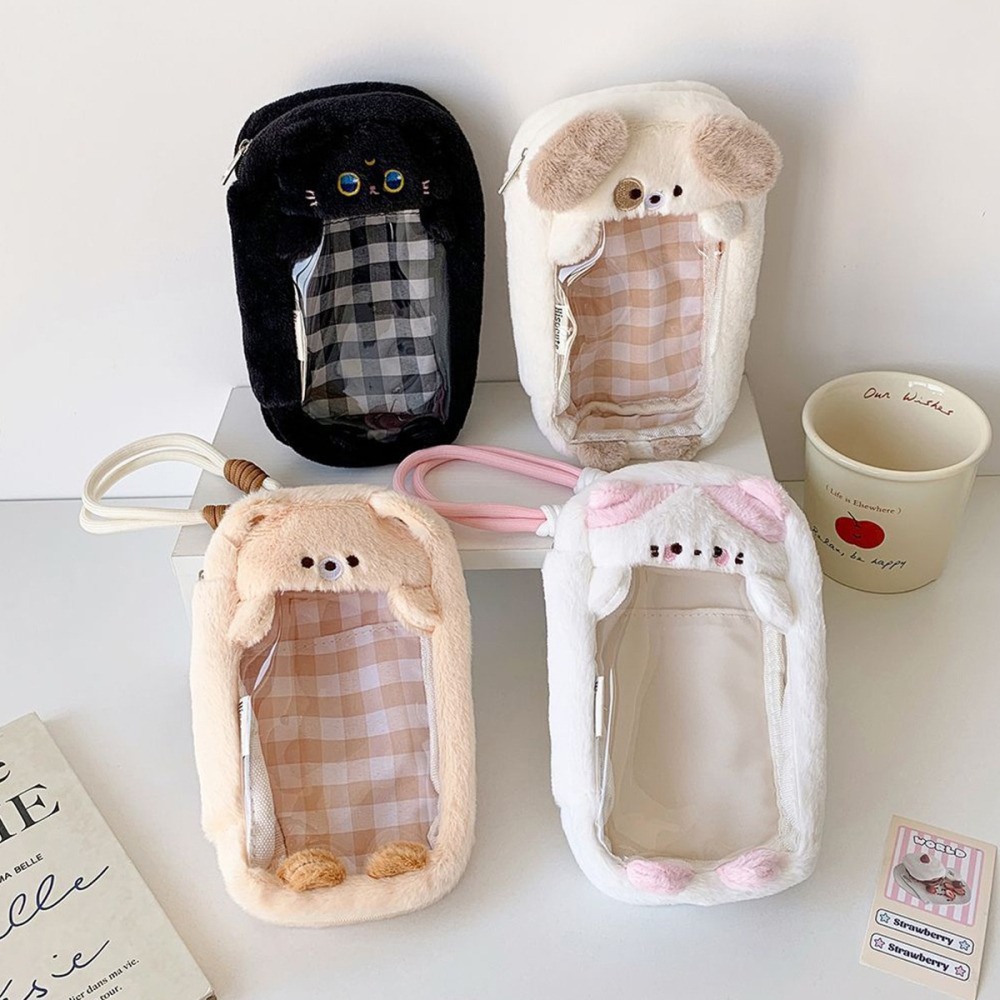 毛茸茸動物造型 立體娃包 可愛小痛包 (可放悠遊卡 一卡通)-細節圖2