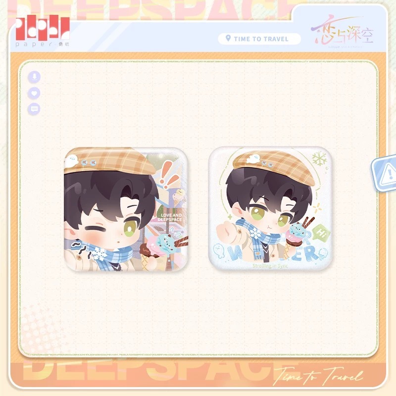 【戀與深空】漫野趣途系列 迷你馬口鐵徽章 套組-規格圖6