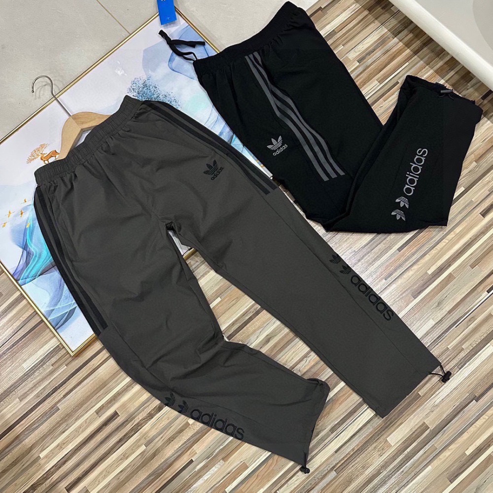 【季得運動】牛奶般絲滑！夏季輕盈透氣情侶款男女同款 Adidas男士休閒運動褲 *M-3XL 。250812B-細節圖7