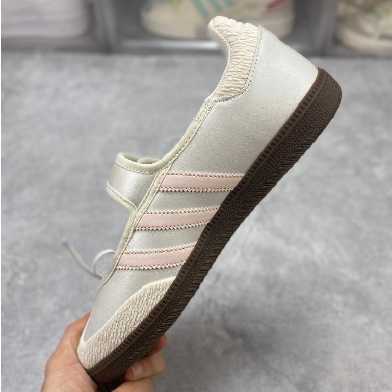 【季得運動】Adidas Samba Jane 瑪麗珍款 板鞋運動鞋 粉白 *EU36-42。51066D-細節圖5