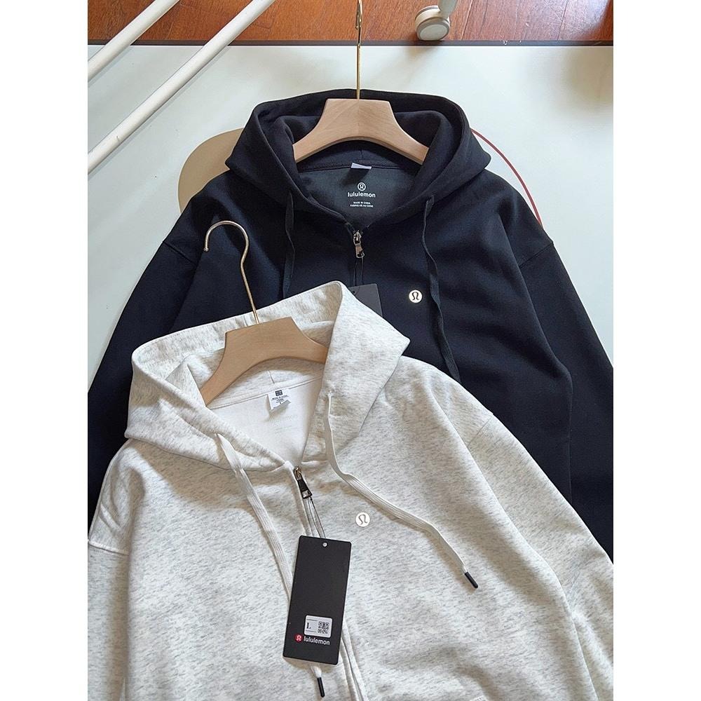 【季得運動】lululemon 連帽外套 黑 白 *S-3XL。50925C-細節圖6