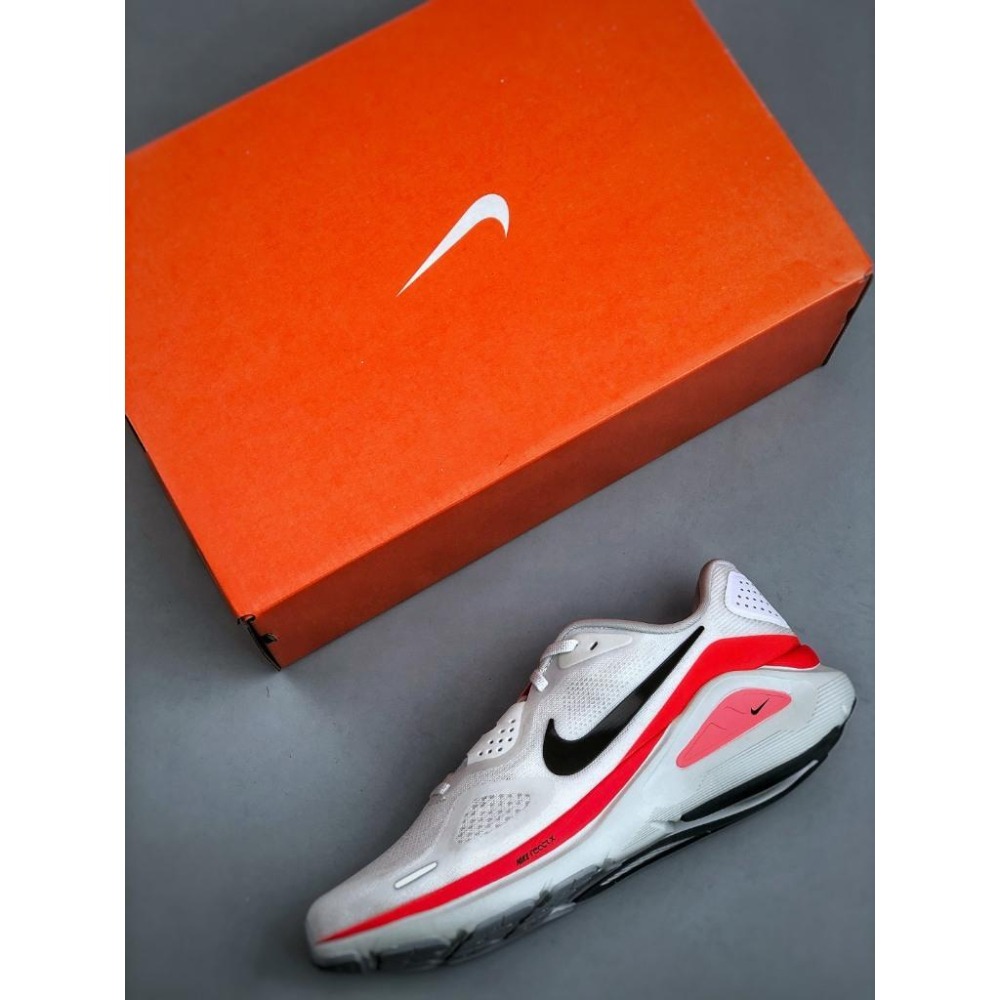 【季得運動】NIKE STRUCTURE 26代登月系列網透面氣 訓跑練步鞋 紅白*EU36-45。51055D-細節圖4