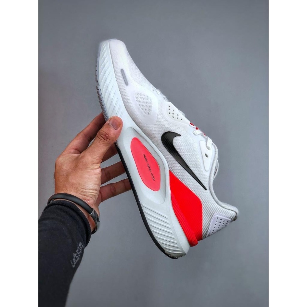 【季得運動】NIKE STRUCTURE 26代登月系列網透面氣 訓跑練步鞋 紅白*EU36-45。51055D-細節圖5