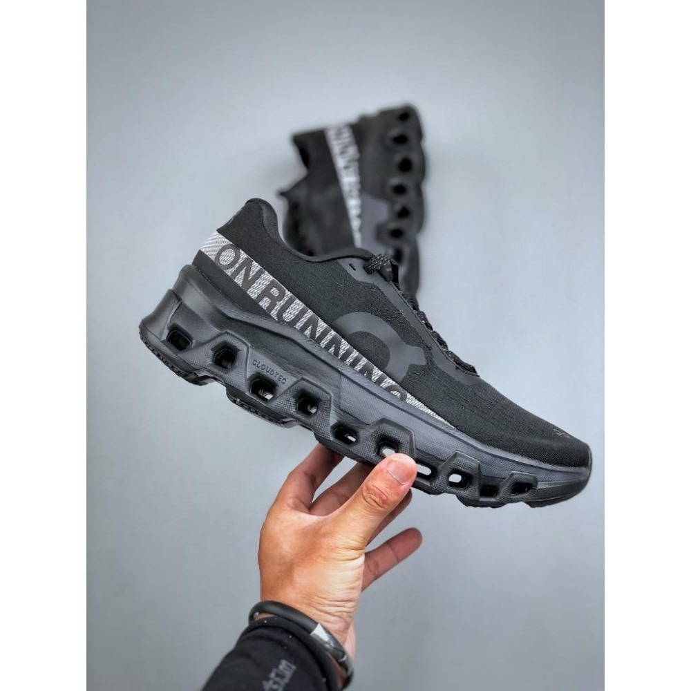 【季得運動】On 昂跑Cloudmonster 2 透氣運動鞋跑步鞋 黑色 *EU36-45。509122D-細節圖3