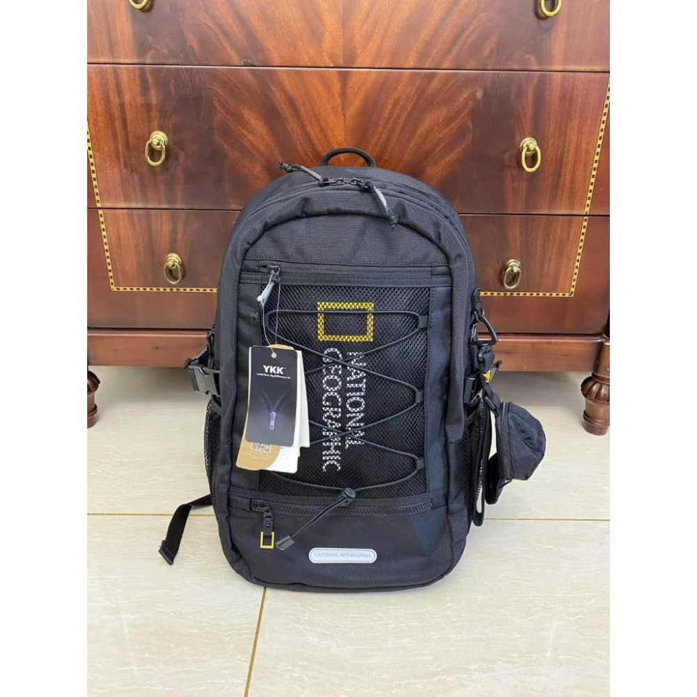 【季得運動】Discovery 國家地理 大號雙肩包 登山包 電腦包 *黑色。50962F-細節圖5