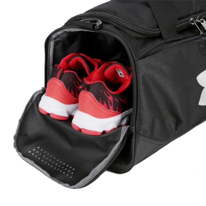 【季得運動】 Under Armour 安德瑪 獨立鞋倉+乾濕分離大容量休閒包 黑色。50993F-細節圖5