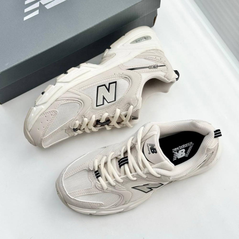 【季得運動】New balance 男女復古風老爹鞋 米白 *EU36-44。50934D-細節圖2