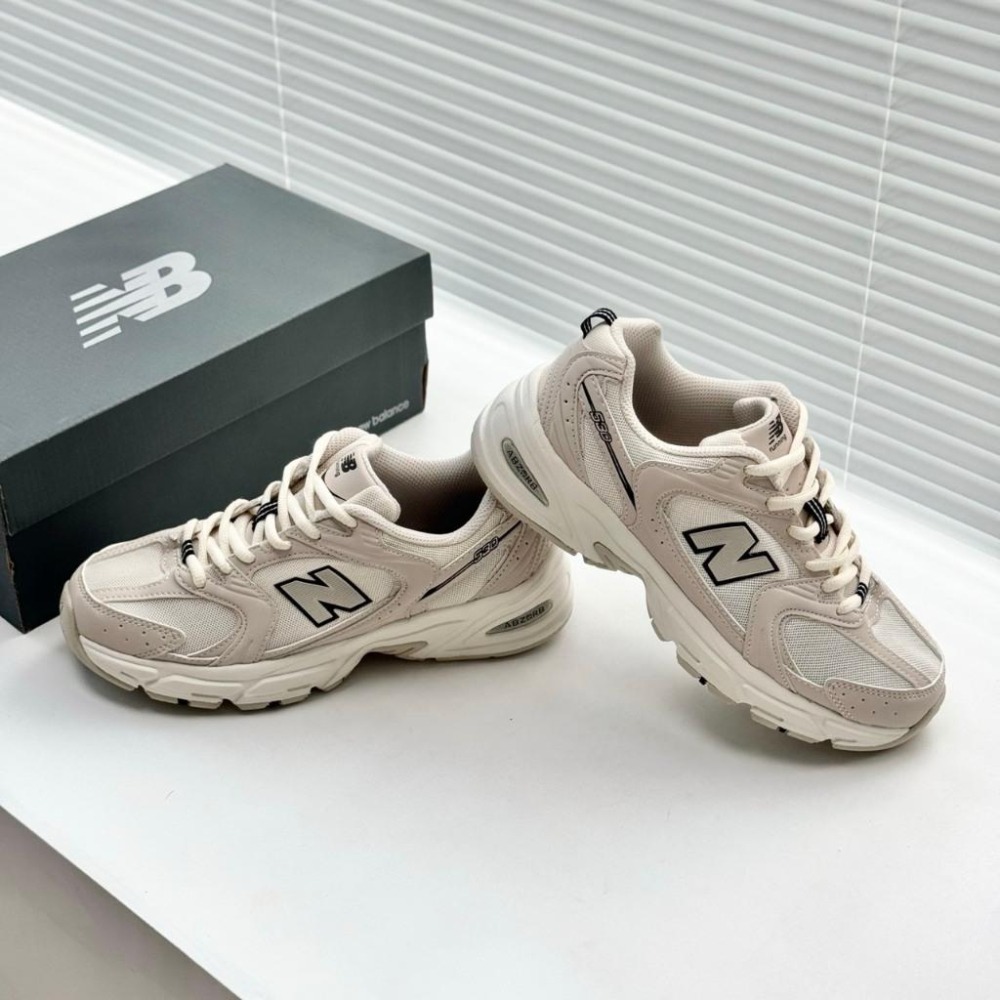 【季得運動】New balance 男女復古風老爹鞋 米白 *EU36-44。50934D-細節圖3