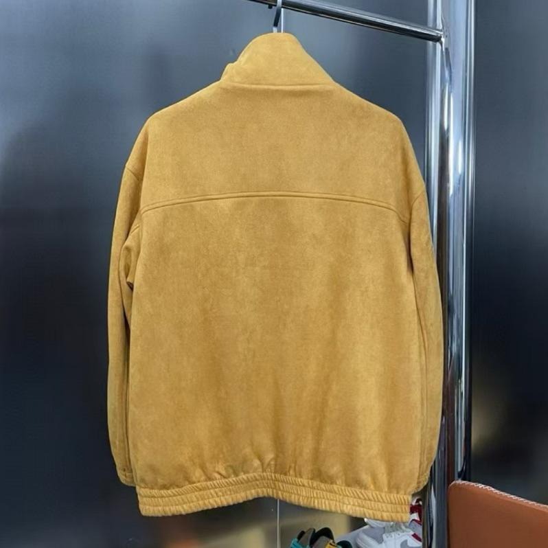 【季得運動】Adidas originals 蛇年限定新中式盤扣麂皮立領唐裝國風外套 黃色 *S-XL。50979C-細節圖2