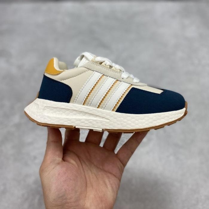 【季得運動】Adidas Racing E5 Boost Prototype 童鞋 藍黃*EU28-37。51206D-細節圖3