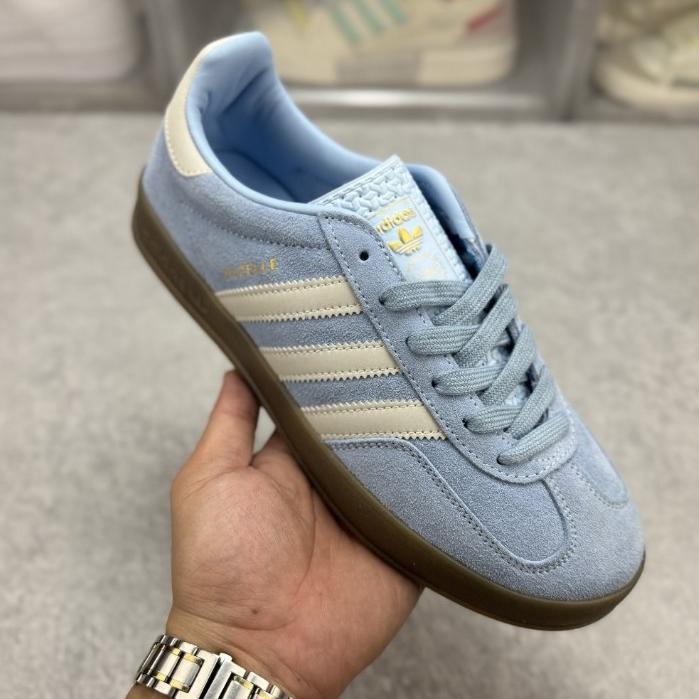 【季得運動】Adidas Originals Gazelle 德訓羚羊系列 運動鞋 天藍色*EU36-45。51030D-細節圖2
