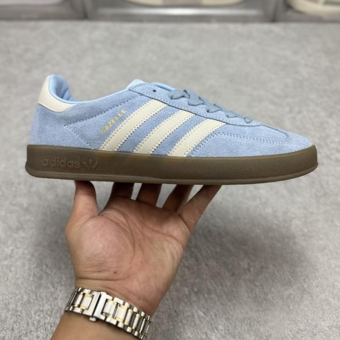 【季得運動】Adidas Originals Gazelle 德訓羚羊系列 運動鞋 天藍色*EU36-45。51030D-細節圖3