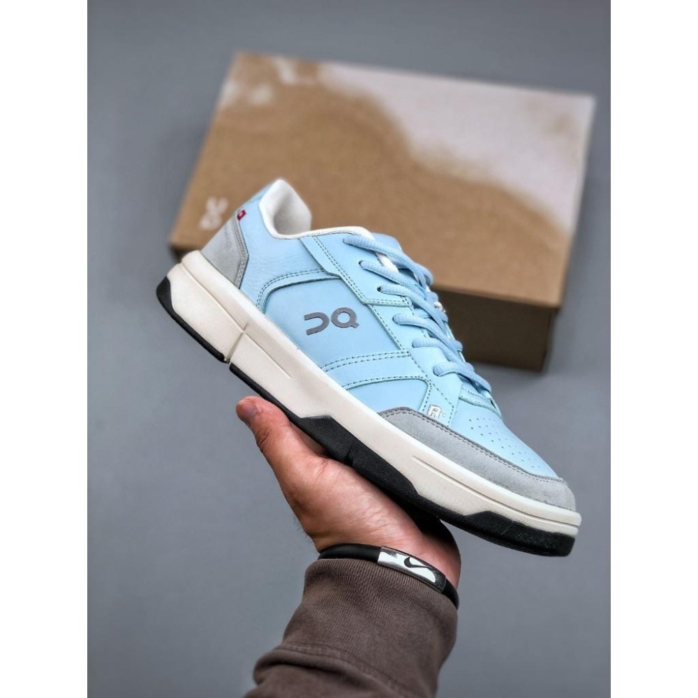 【季得運動】THE Roger Clubhouse x On 昂跑 復古休閒板鞋 藍灰 *EU36-45。509143D-細節圖2