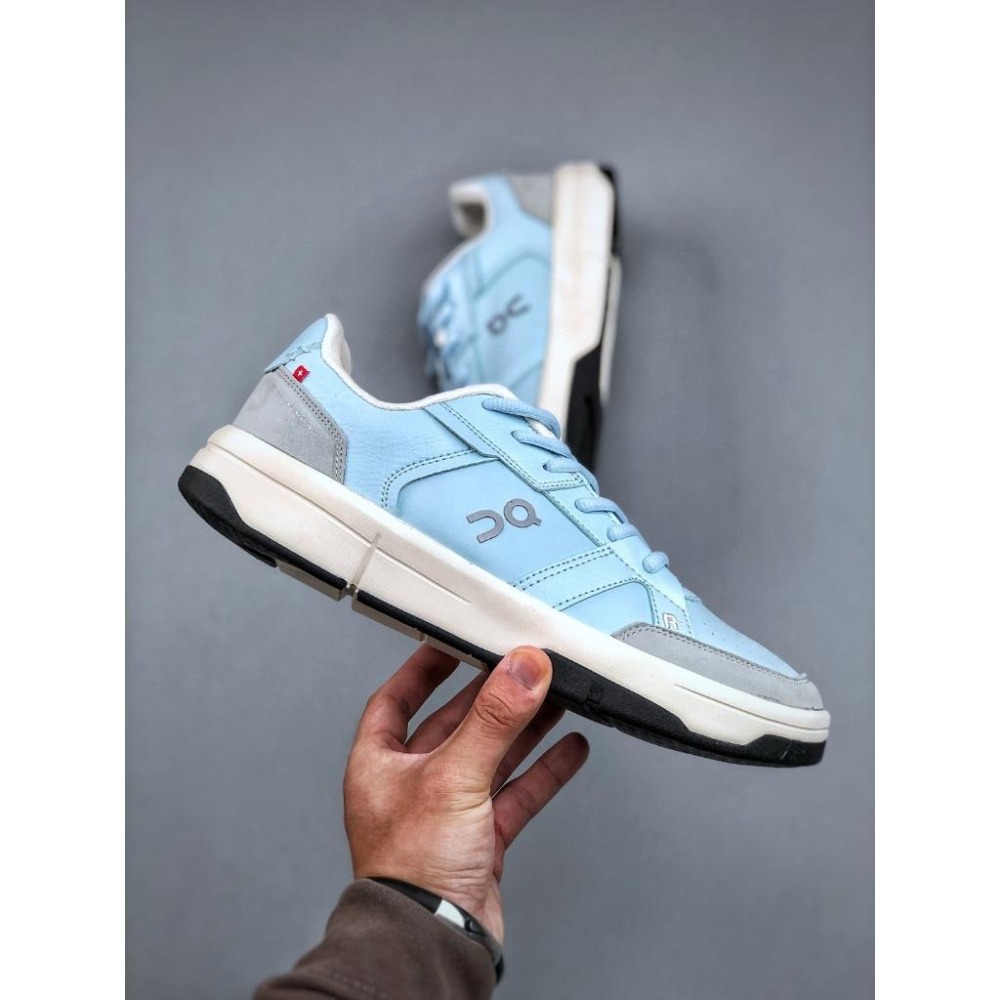 【季得運動】THE Roger Clubhouse x On 昂跑 復古休閒板鞋 藍灰 *EU36-45。509143D-細節圖3