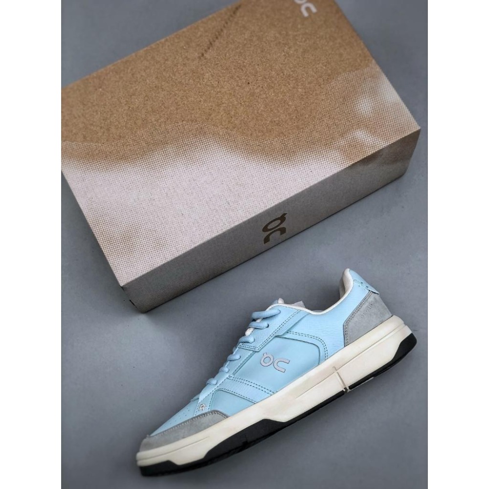 【季得運動】THE Roger Clubhouse x On 昂跑 復古休閒板鞋 藍灰 *EU36-45。509143D-細節圖4