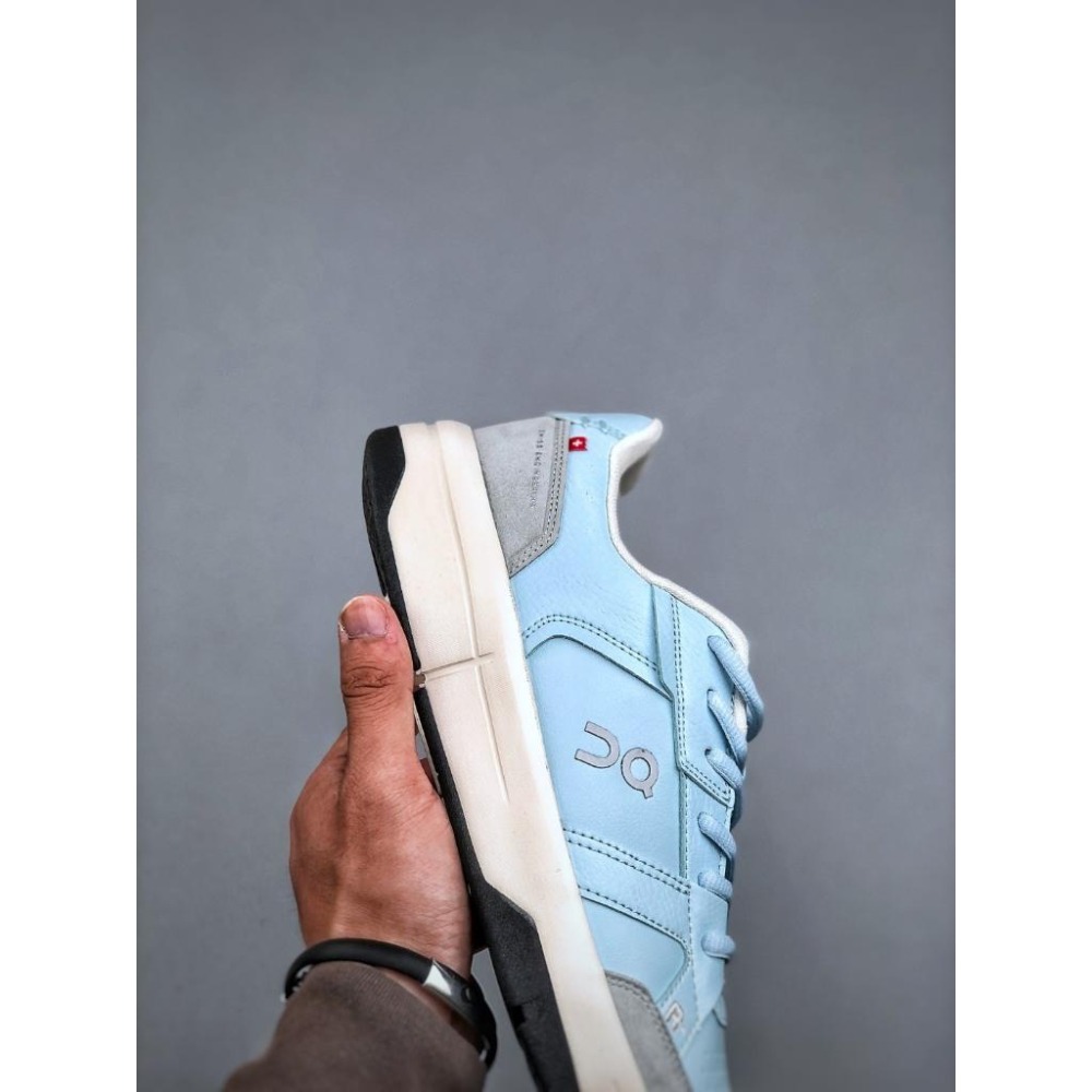 【季得運動】THE Roger Clubhouse x On 昂跑 復古休閒板鞋 藍灰 *EU36-45。509143D-細節圖7