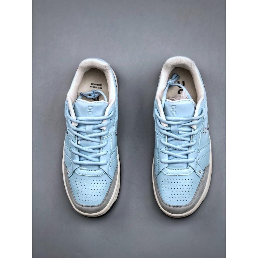 【季得運動】THE Roger Clubhouse x On 昂跑 復古休閒板鞋 藍灰 *EU36-45。509143D-細節圖8