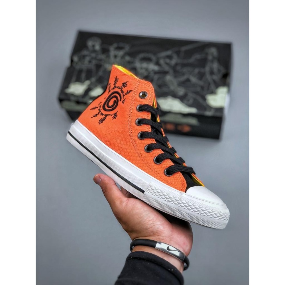 【季得運動】Converse火影忍者聯名x鳴人 中筒帆布鞋 *EU35-44。50901D-細節圖2