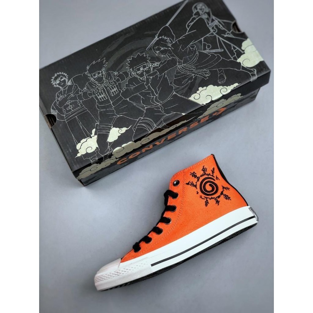【季得運動】Converse火影忍者聯名x鳴人 中筒帆布鞋 *EU35-44。50901D-細節圖5