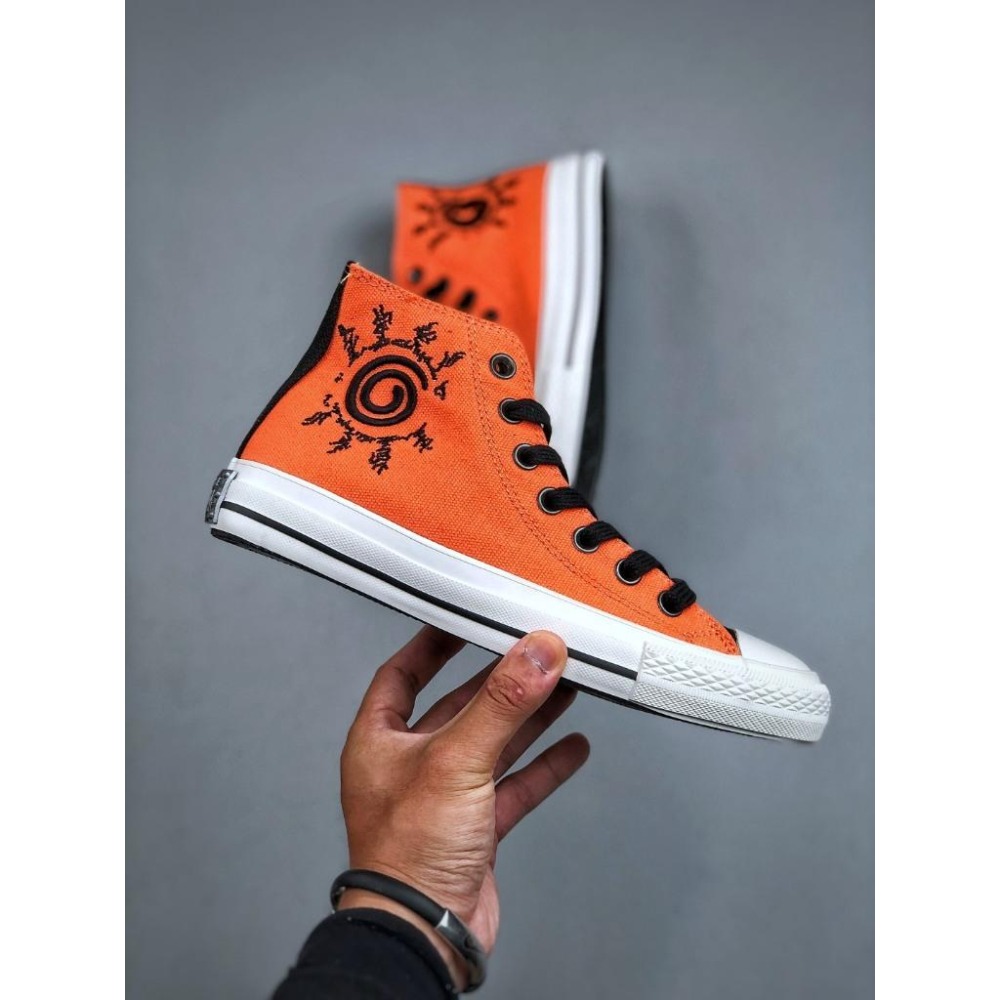 【季得運動】Converse火影忍者聯名x鳴人 中筒帆布鞋 *EU35-44。50901D-細節圖6