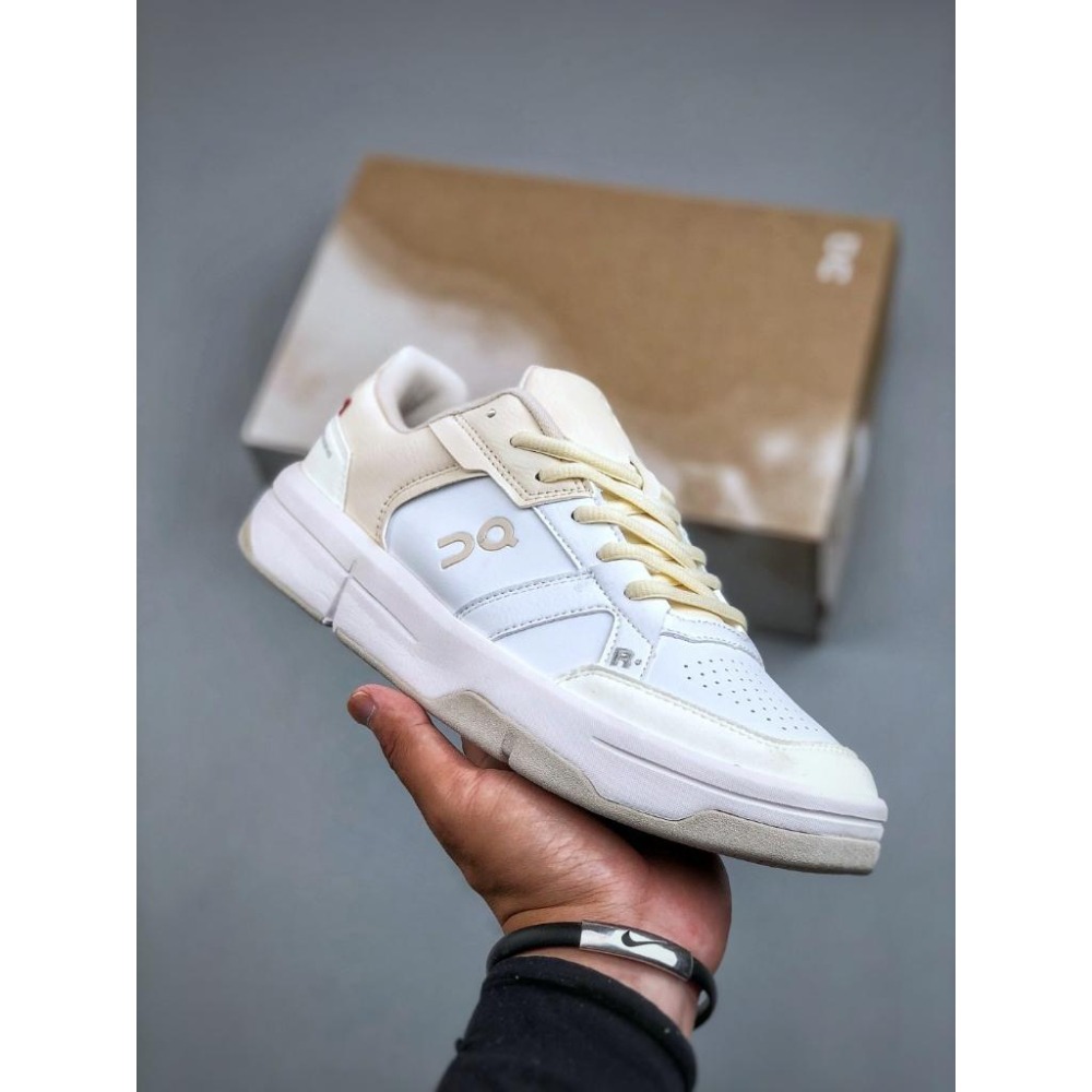 【季得運動】On 減震舒適復古休閒運動板鞋 米白 *EU36-45。50906D-細節圖2