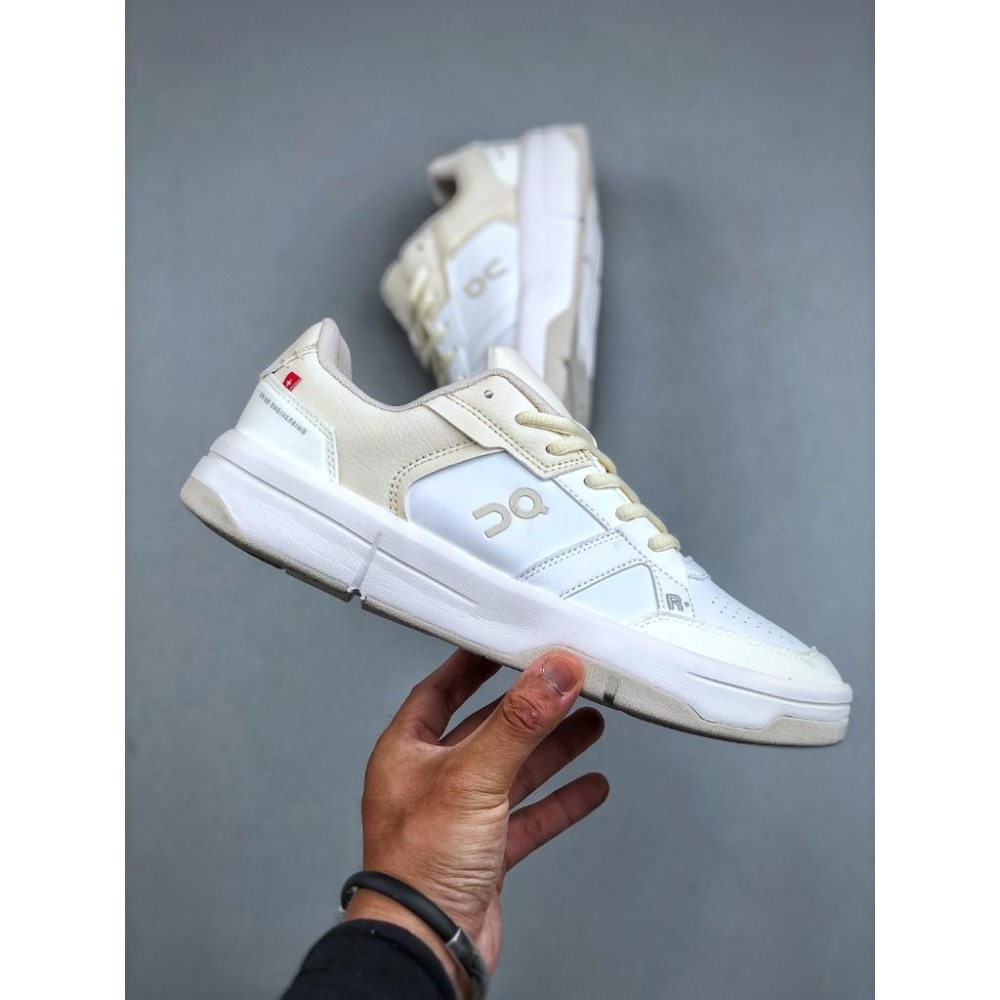 【季得運動】On 減震舒適復古休閒運動板鞋 米白 *EU36-45。50906D-細節圖3