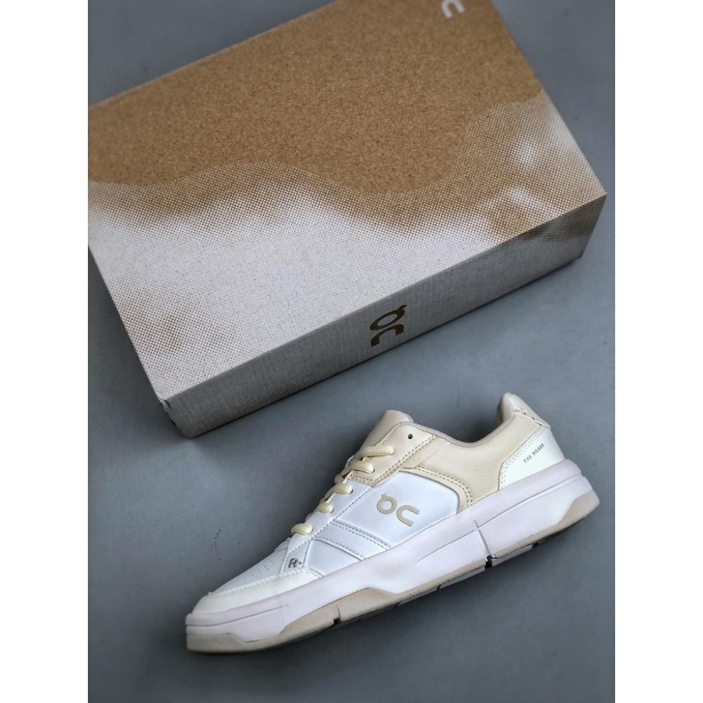 【季得運動】On 減震舒適復古休閒運動板鞋 米白 *EU36-45。50906D-細節圖4