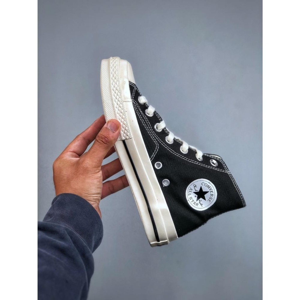 【季得運動】Converse Japan 全新「Square Toe」系列 高筒帆布鞋 黑色 *EU35-44。5091-細節圖5