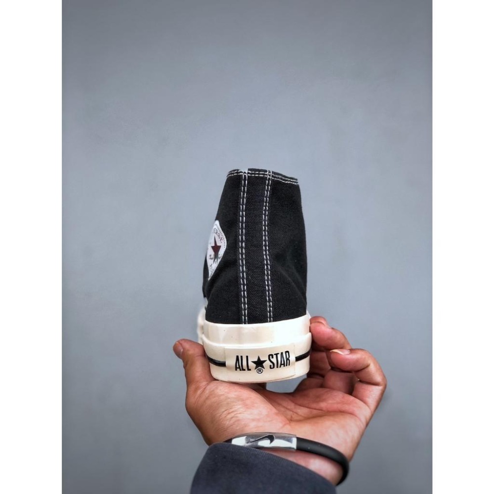 【季得運動】Converse Japan 全新「Square Toe」系列 高筒帆布鞋 黑色 *EU35-44。5091-細節圖6