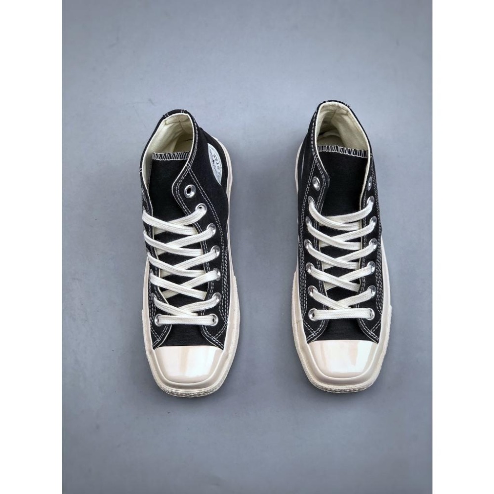 【季得運動】Converse Japan 全新「Square Toe」系列 高筒帆布鞋 黑色 *EU35-44。5091-細節圖7