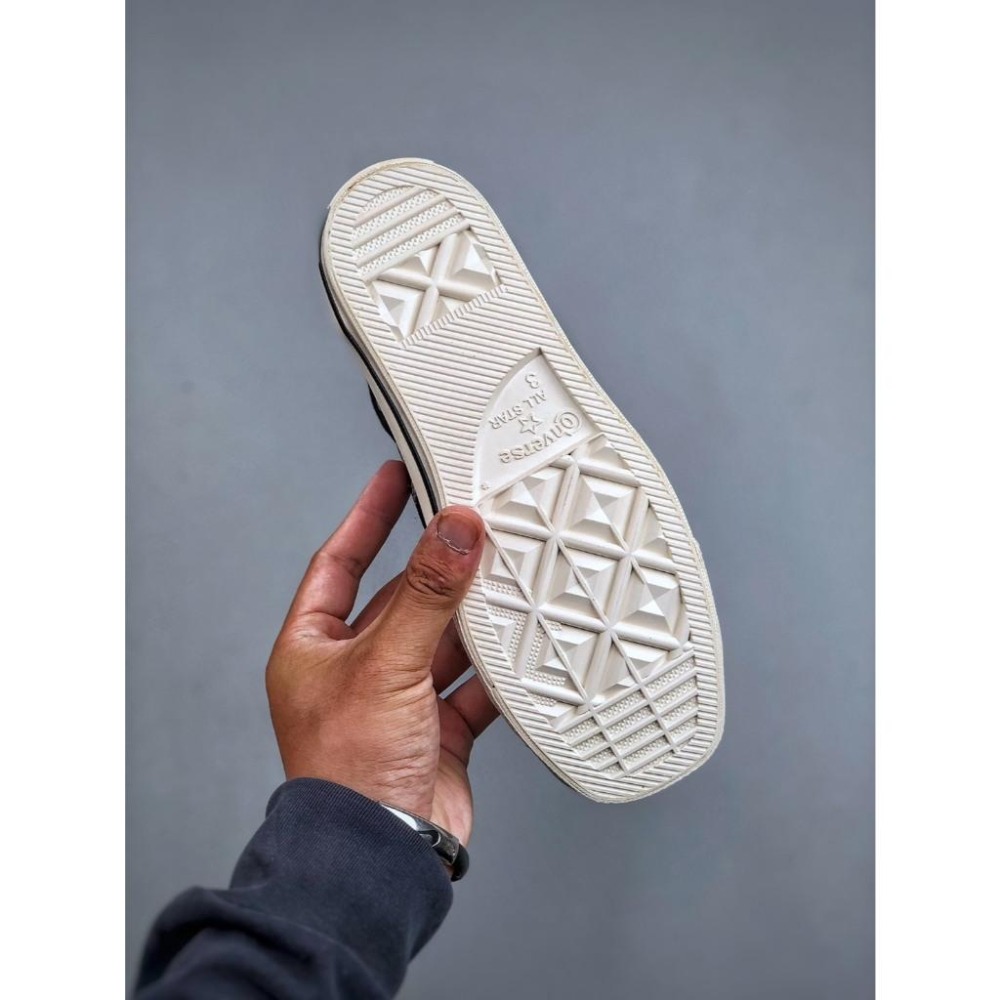 【季得運動】Converse Japan 全新「Square Toe」系列 高筒帆布鞋 黑色 *EU35-44。5091-細節圖8