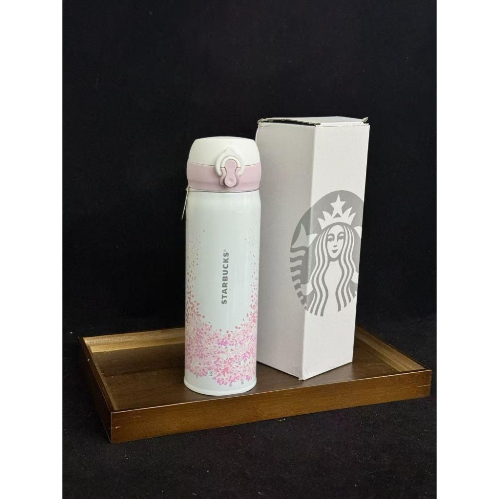 【季得運動】Starbucks 星巴克 櫻花不鏽鋼保溫杯＊500ML。50804A-細節圖2