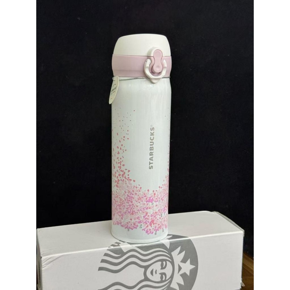 【季得運動】Starbucks 星巴克 櫻花不鏽鋼保溫杯＊500ML。50804A-細節圖6