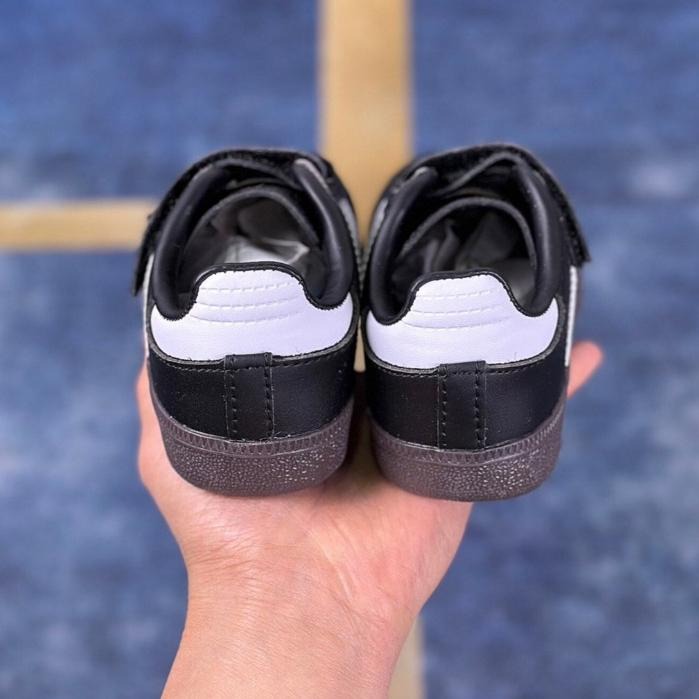【季得運動】Adidas Originals Samba Vegan OG 兒童運動板鞋 童鞋 黑色*EU22-37。5-細節圖5