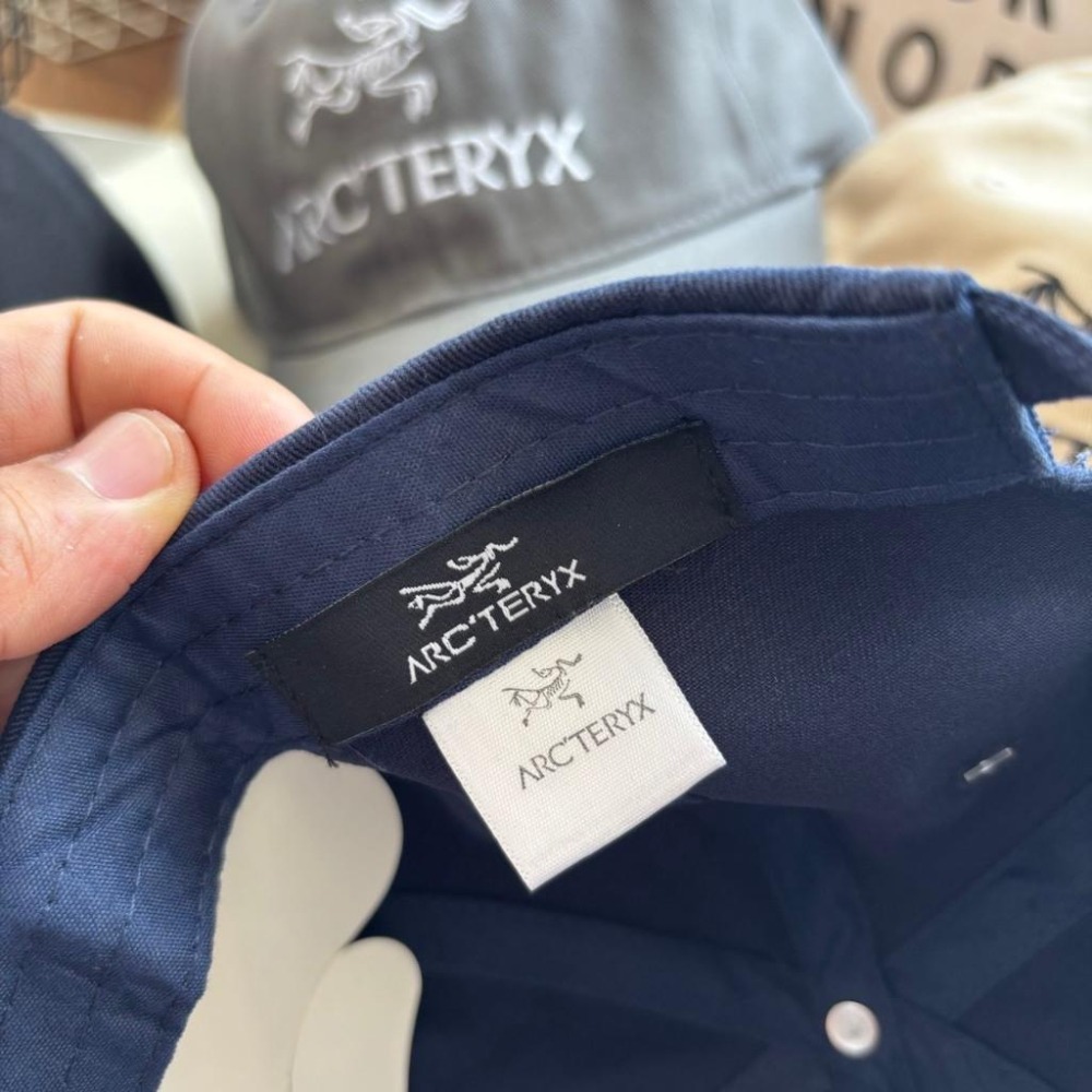 【季得運動】始祖鳥 經典款 棒球帽 鴨舌帽 *黑 藏青 卡其 灰 。50997E-細節圖6