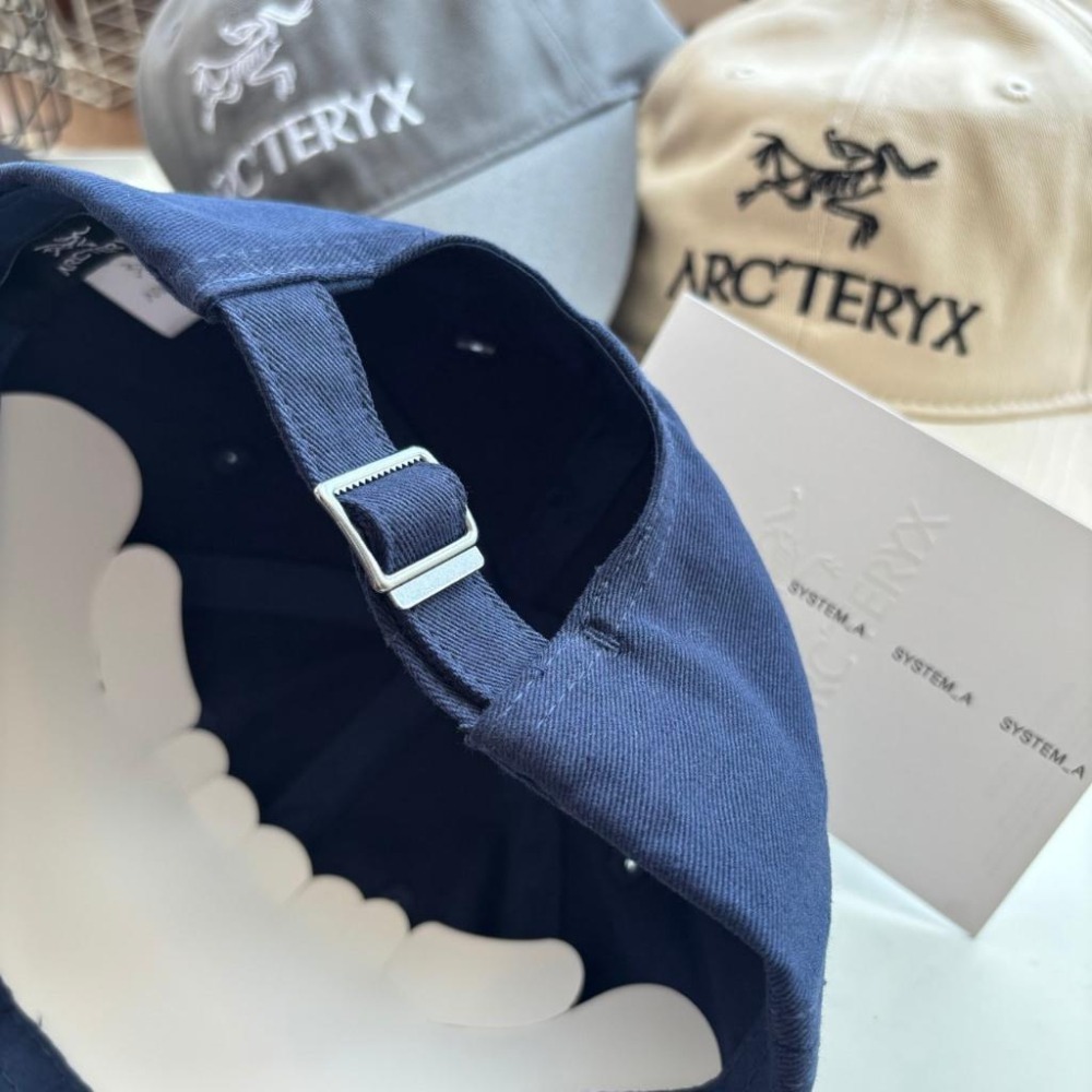 【季得運動】始祖鳥 經典款 棒球帽 鴨舌帽 *黑 藏青 卡其 灰 。50997E-細節圖7