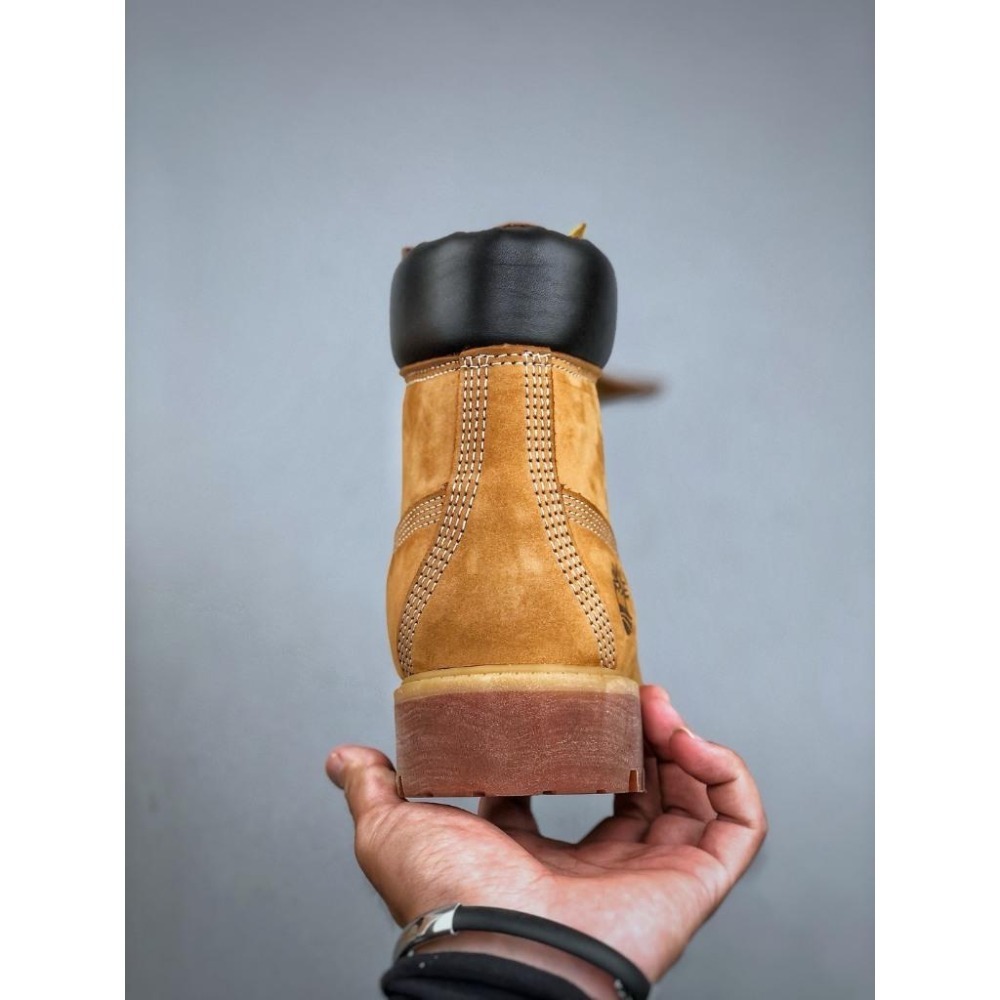【季得運動】Timberland 經典款土黃色男女款中筒防水休閒牛皮馬丁鞋＊EU 35.5~45。50812D-細節圖6
