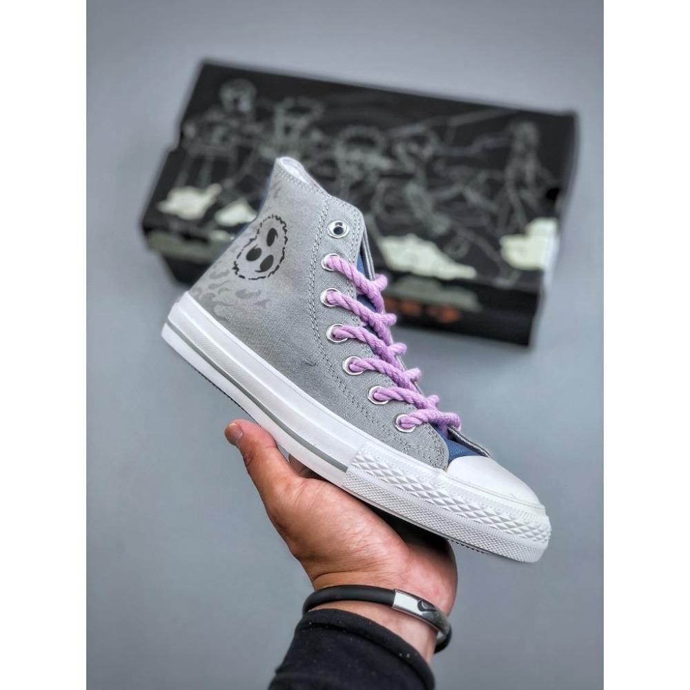 【季得運動】Converse火影忍者聯名x 佐助 中筒帆布鞋 *EU35-44。50904D-細節圖2