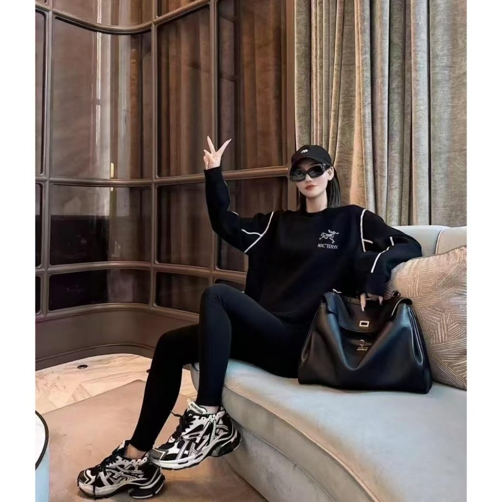 【季得運動】始祖鳥/ARC＇TERYX秋季新款撞色線條重磅圓領寬鬆版型 *M-XL。50986C-細節圖4