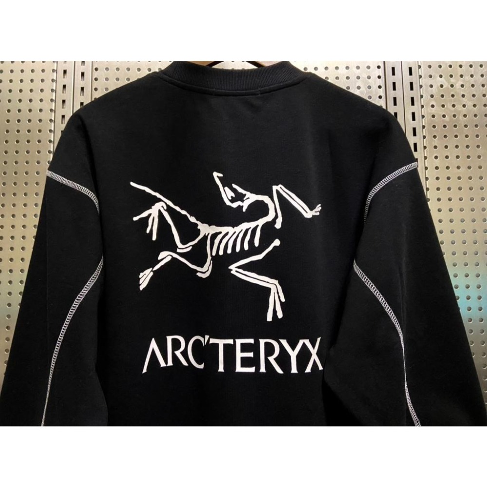 【季得運動】始祖鳥/ARC＇TERYX秋季新款撞色線條重磅圓領寬鬆版型 *M-XL。50986C-細節圖5