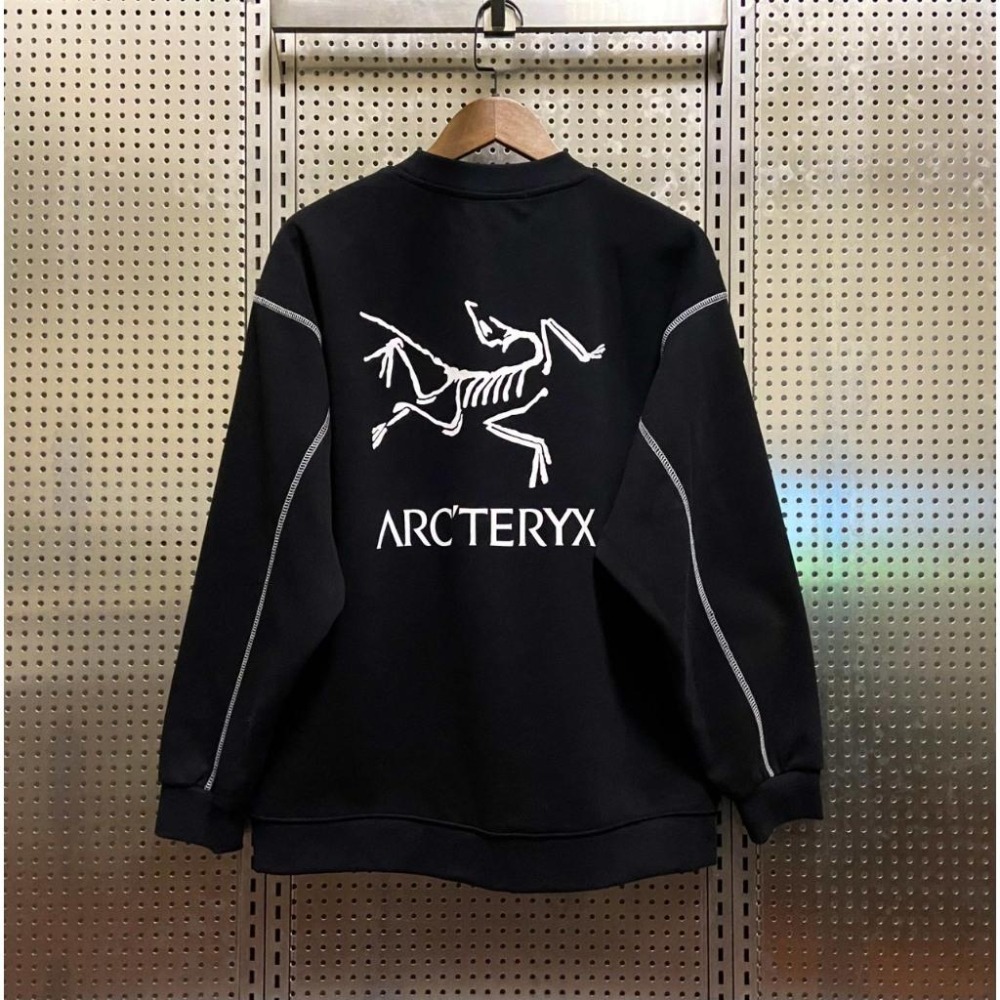 【季得運動】始祖鳥/ARC＇TERYX秋季新款撞色線條重磅圓領寬鬆版型 *M-XL。50986C-細節圖6