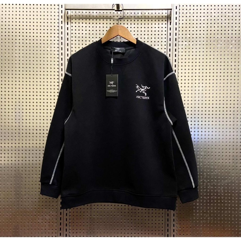 【季得運動】始祖鳥/ARC＇TERYX秋季新款撞色線條重磅圓領寬鬆版型 *M-XL。50986C-細節圖7